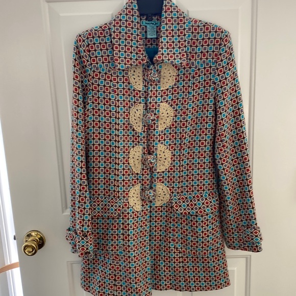 Kenzie Girl Retro Boho Fall Coat Size S/P - Picture 14 of 15